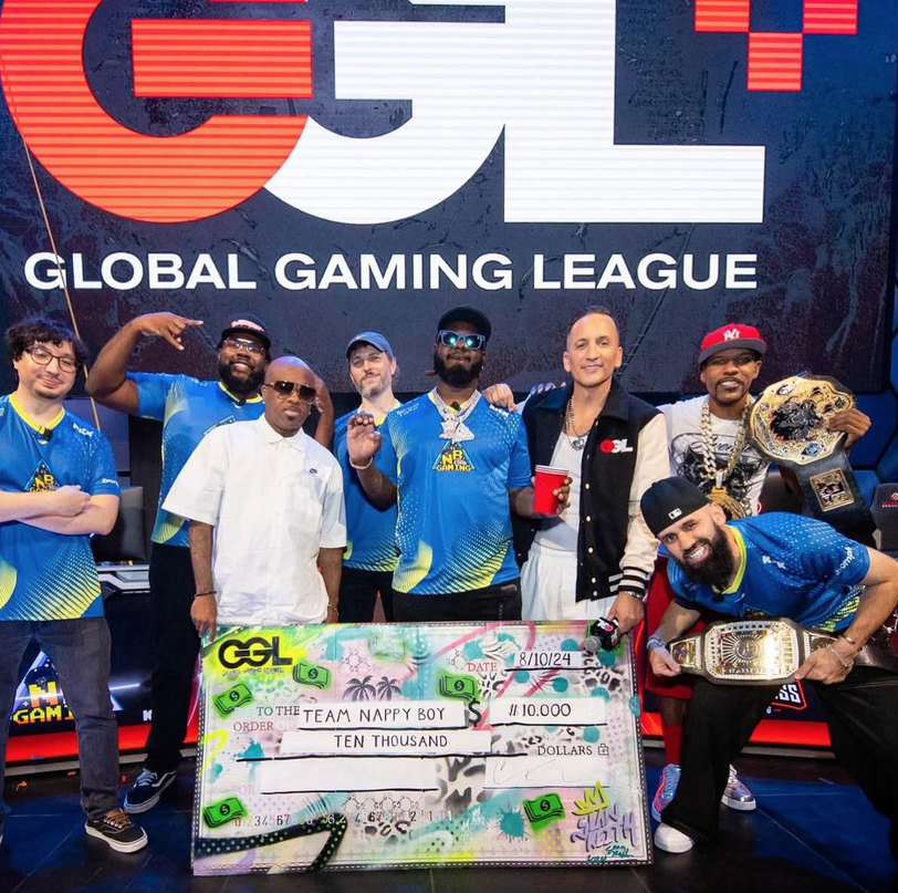 Winners at the first GGL scrimmage, HyperX Arena, Las Vegas, August 10, 2024.